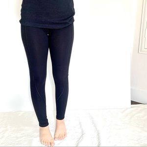 Yoga Leggings with Pockets Pants Black XS